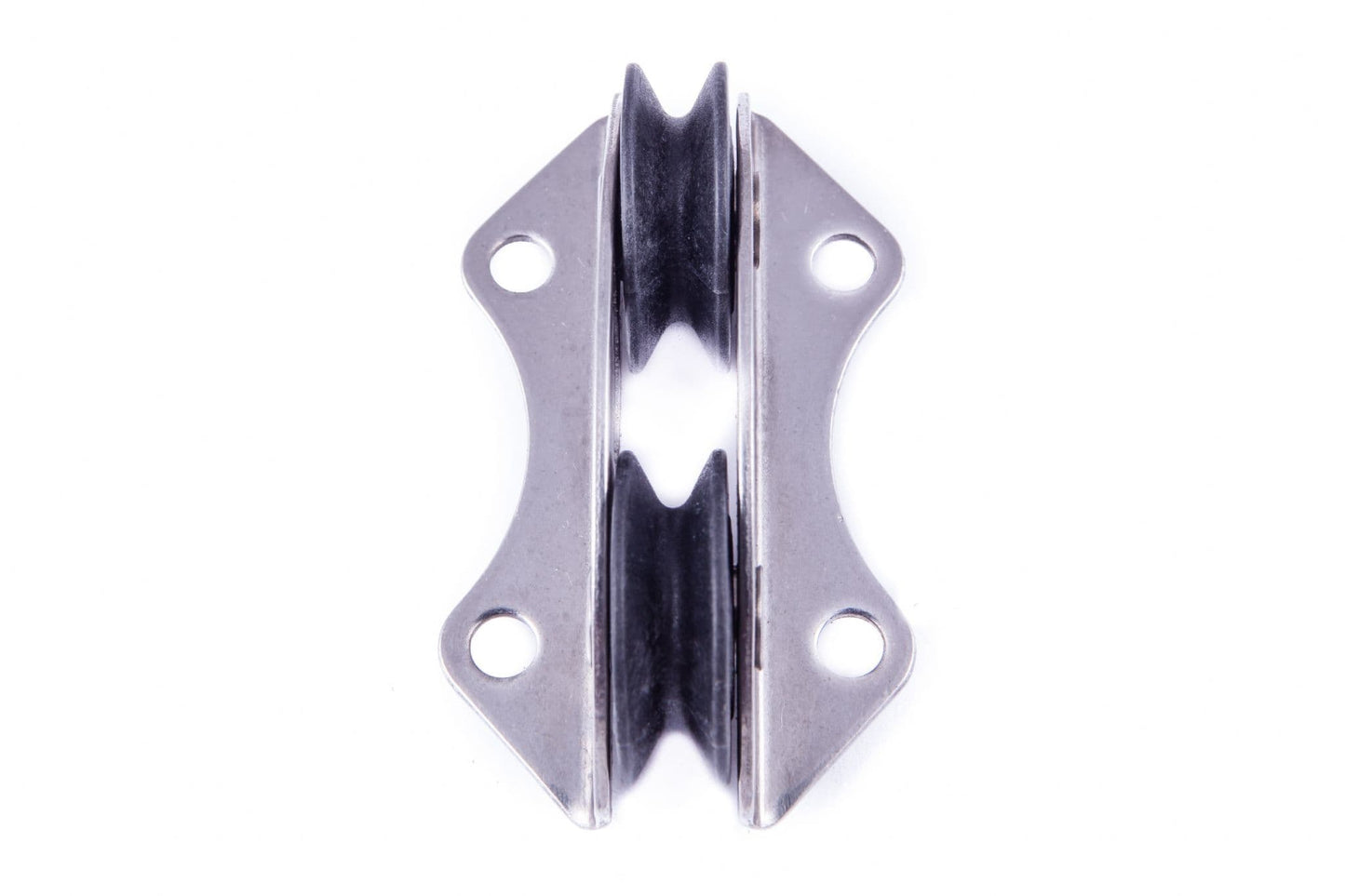 02.13 19mm Plain Bearing Double Sheave Cage Block