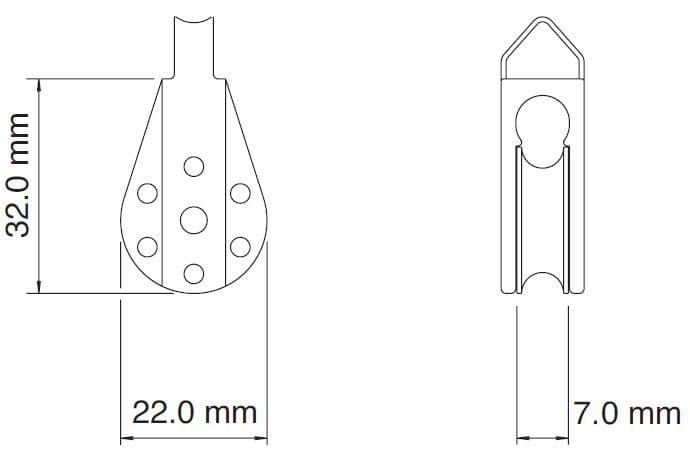 19.74 19mm Ball Bearing Single Block