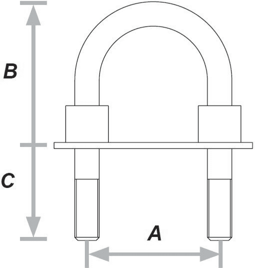 316 Stainless Steel U Bolts