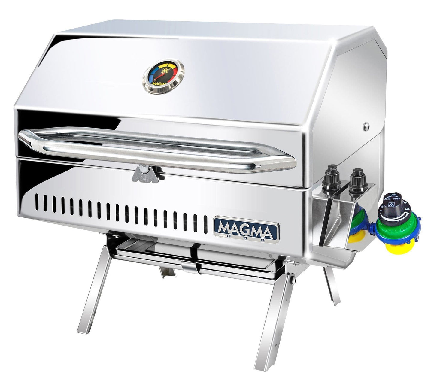A10-1218-2CE-2 Catalina 2 Gas BBQ 9" x 18" Cooking Area with warming Shelf