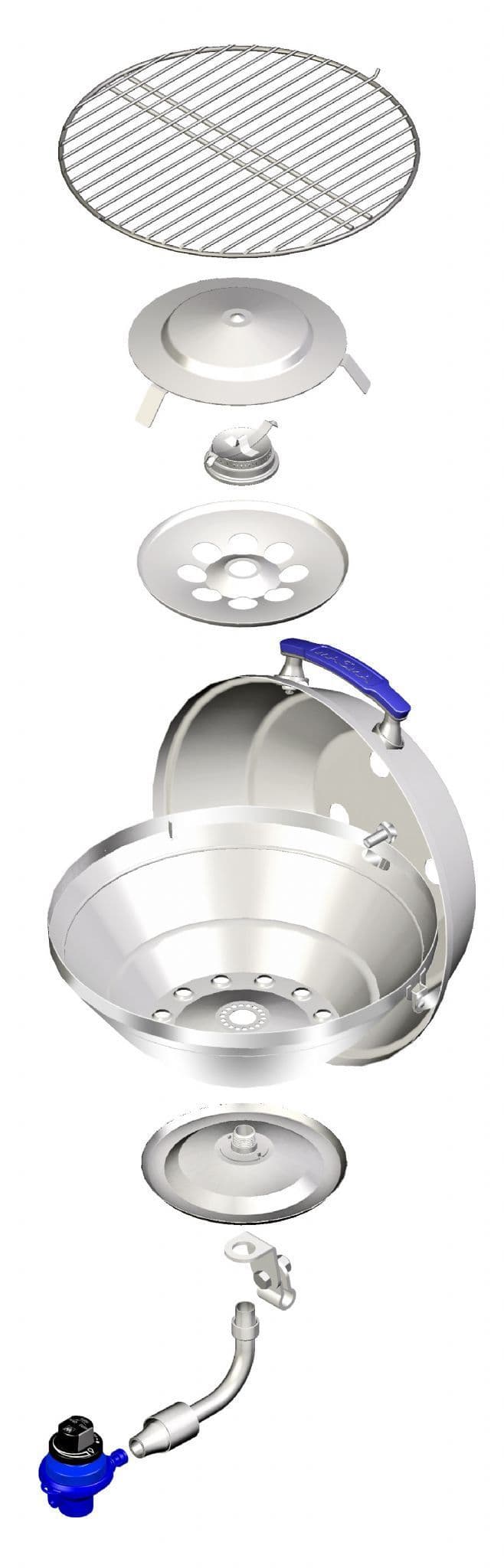A10-205CE-2 Kettle Gas BBQ 15"