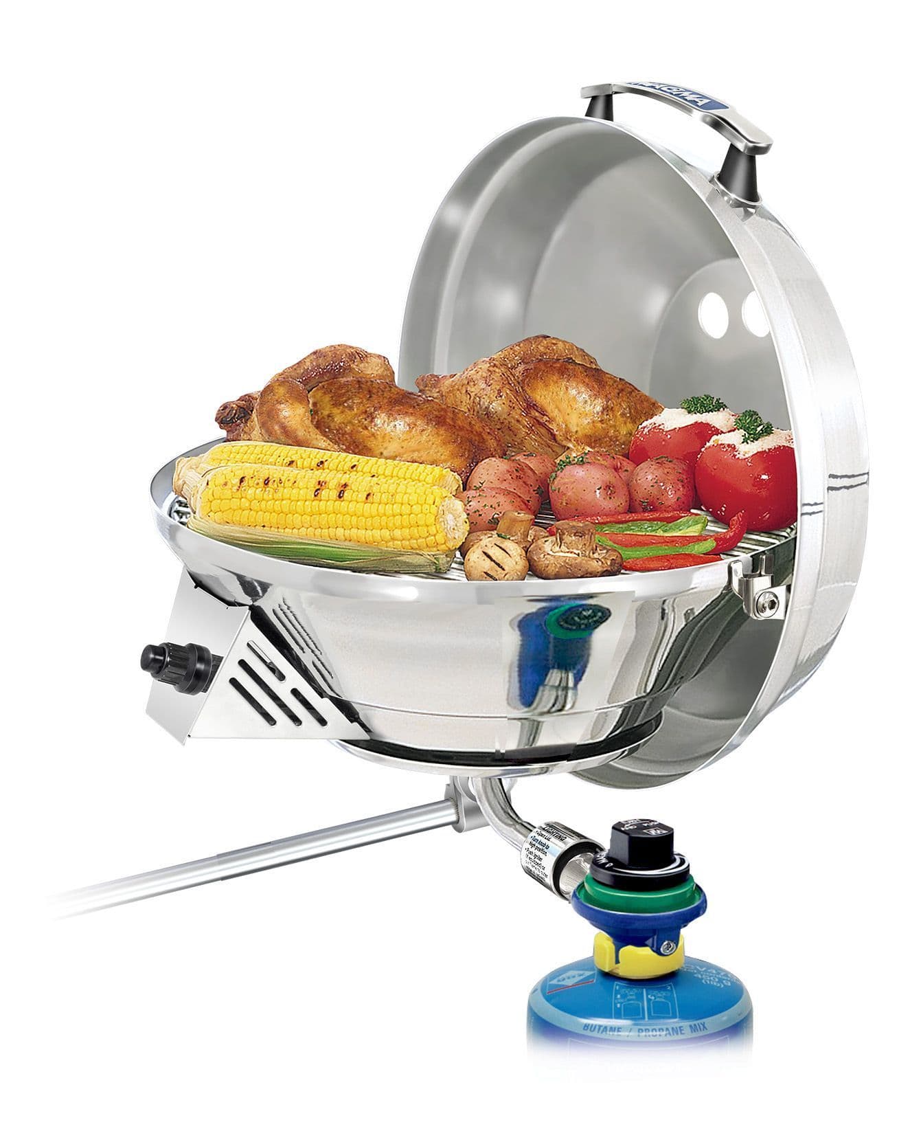 A10-207-3CE-2 Kettle Combination Stove & Gas Grill 15"