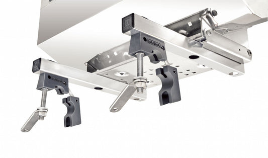"Dual" Extended Horizontal Round Rail Mount Heavy Duty