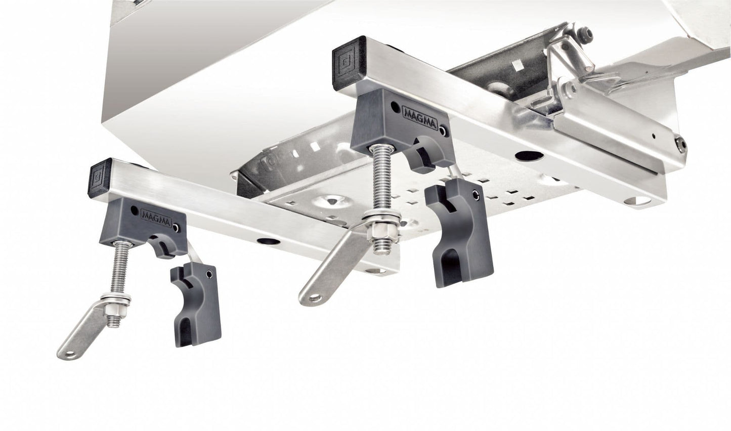 "Dual" Extended Horizontal Round Rail Mount Heavy Duty