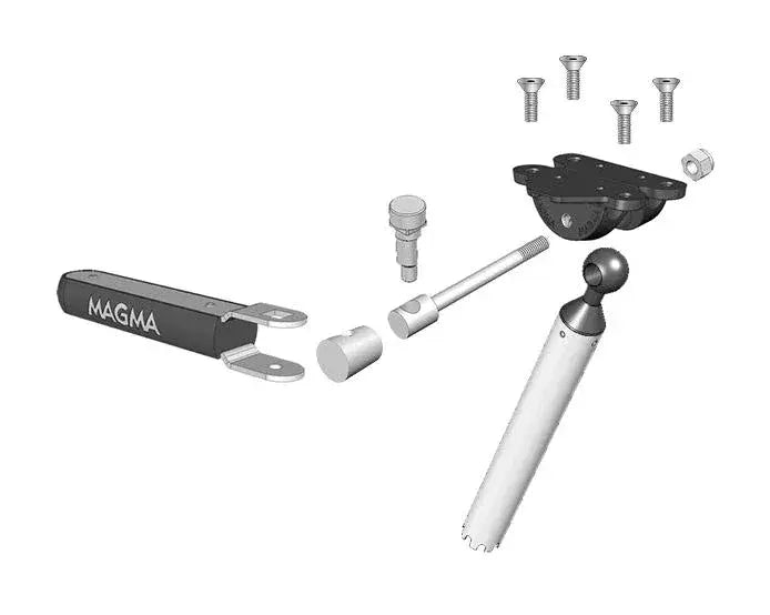 LevelLock Adjustable Fishing Rod Holder Mount
