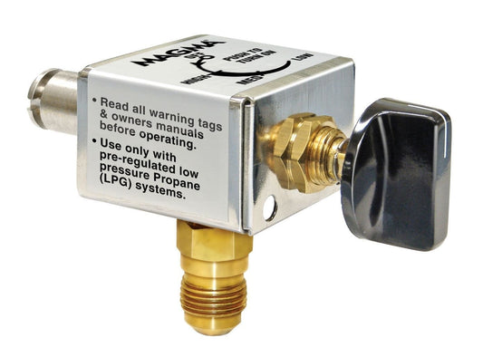 Regulator for use with onboard gas