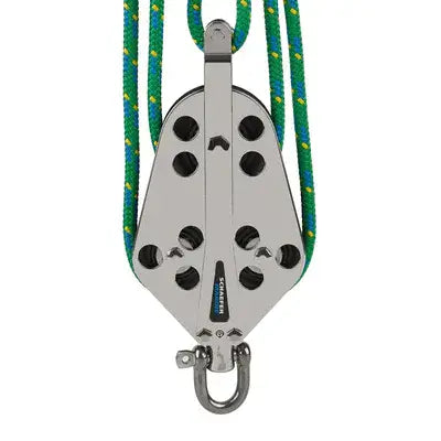 Stainless Fiddle Block with Becket   10-55