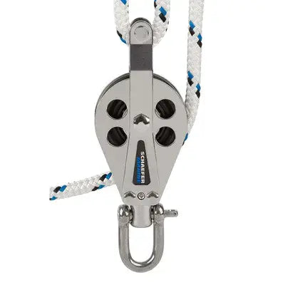 Stainless Steel Single Block w/Becket and UC Sheave