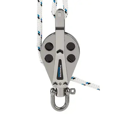 Stainless Steel Single Block with Becket  10-15